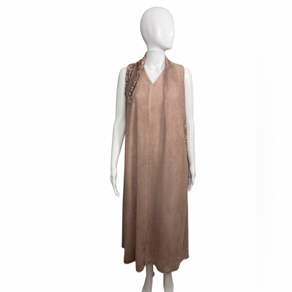 Revelation Sleeveless Silk Blend Maxi Dress